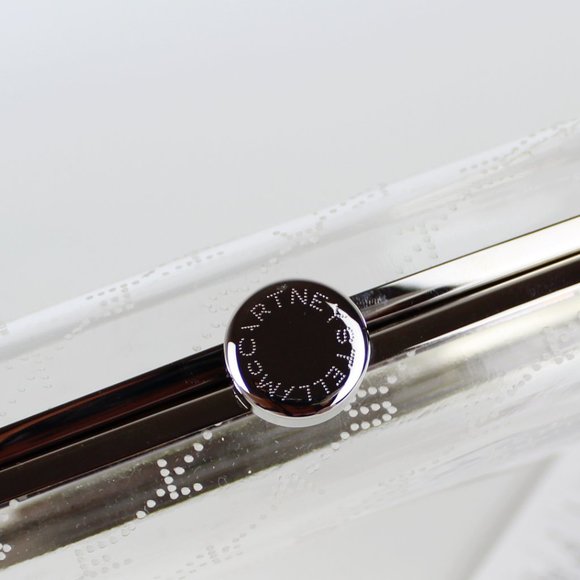 NEW STELLA MCCARTNEY Clear Logo Crossbody | Runway Sport Luxe It-Bag for Events - Picture 15 of 16